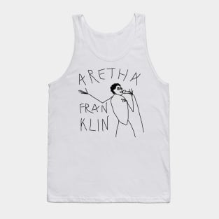 Aretha Franklin by 9JD Tank Top